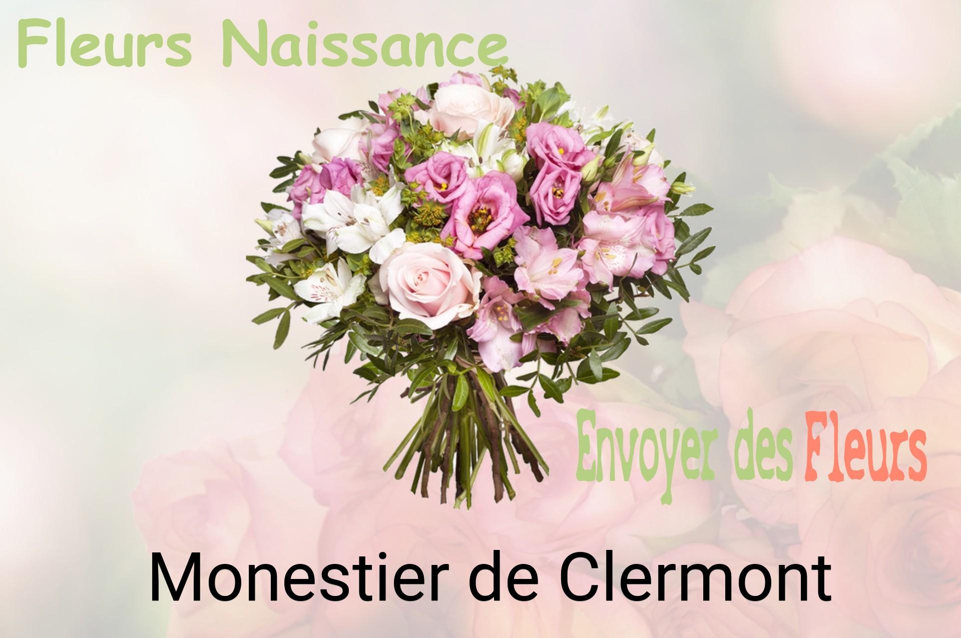 Bouquet de fleurs de naissance livré à Monestier-de-Clermont